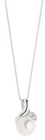 Necklace Comete Woman Perle d'amore in White Gold GLP610